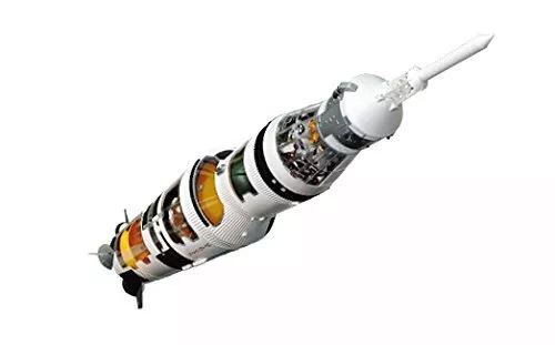 Saturn V 1/100 Scale Model Kit Cutaway Version by AMT Snap Together 3.5 Feet Tall (PRE-ORDERS OPENING SOON!) - Click Image to Close