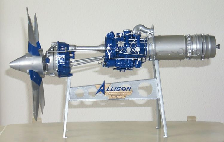 Allison Turbo Prop Engine Revell Re-Issue Model Kit by Atlantis - Click Image to Close