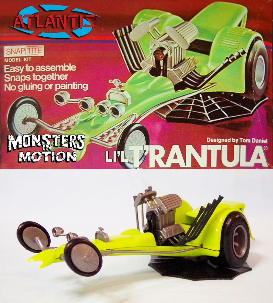 Li'l T'rantula Show Rod Tom Daniels Monogram Re-Issue Model Kit by Atlantis Tarantula - Click Image to Close
