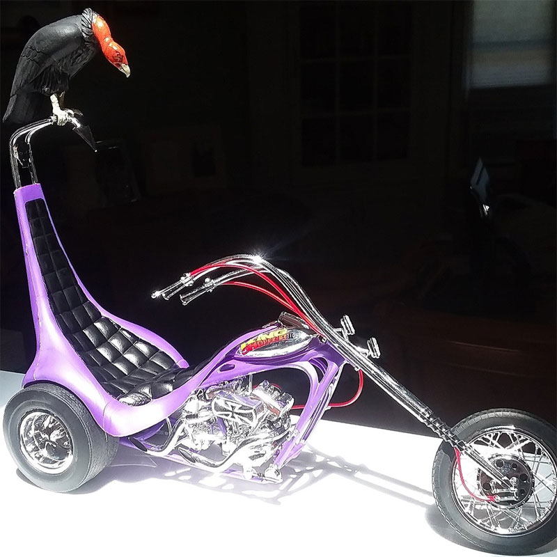 Tom Daniel's King Chopper II 1/8 Scale Model Kit by Atlantis - Click Image to Close
