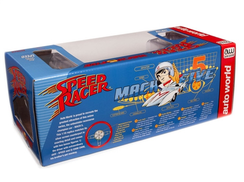 Speed Racer Mach 5 1/18 Scale Diecast Vehicle Replica - Click Image to Close