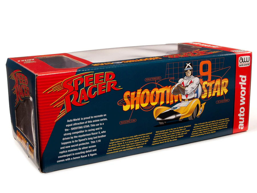 Speed Racer Racer X Shooting Star 1/18 Scale Diecast Car Replica - Click Image to Close