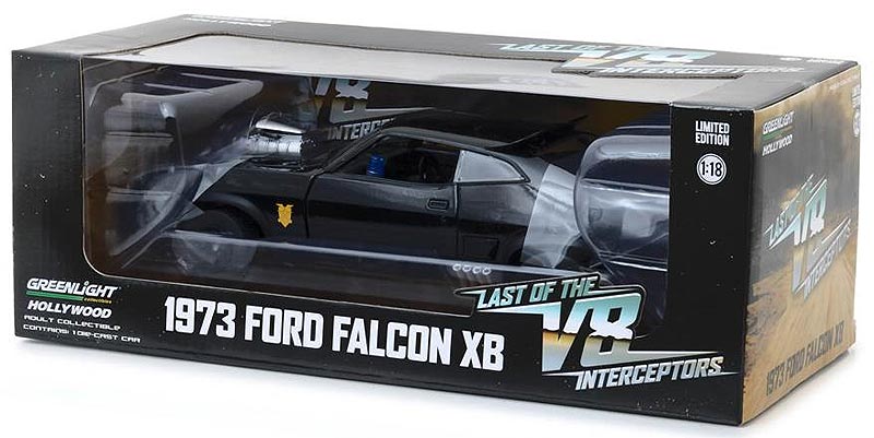 Last Of The V8 Interceptors Ford Falcon XB 1/18 Scale Diecast Replica by Greenlight - Click Image to Close