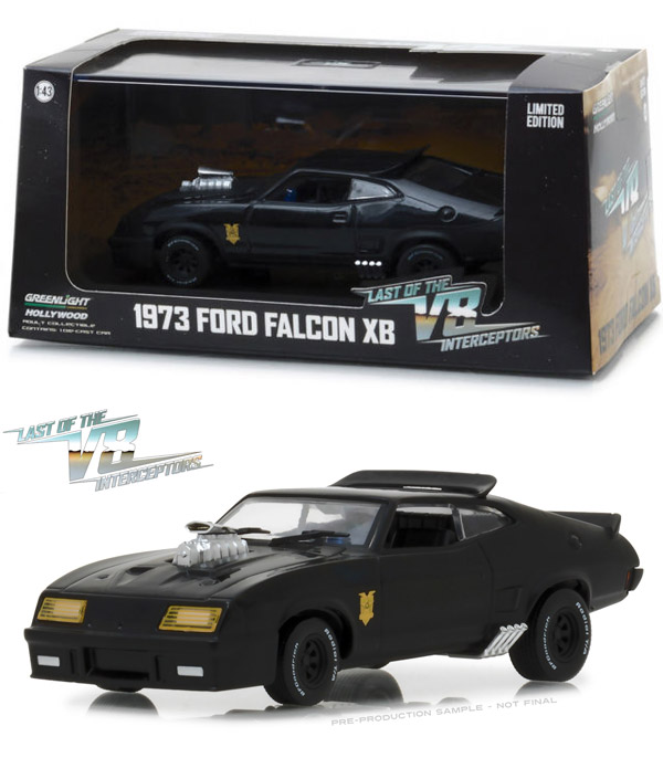 Last Of The V8 Interceptors Ford Falcon XB 1/43 Scale Diecast Replica by Greenlight - Click Image to Close