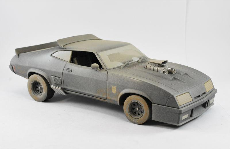 Mad Max Last Of The V8 Interceptors Weathered Ford Falcon XB 1/18 Scale Diecast Replica - Click Image to Close