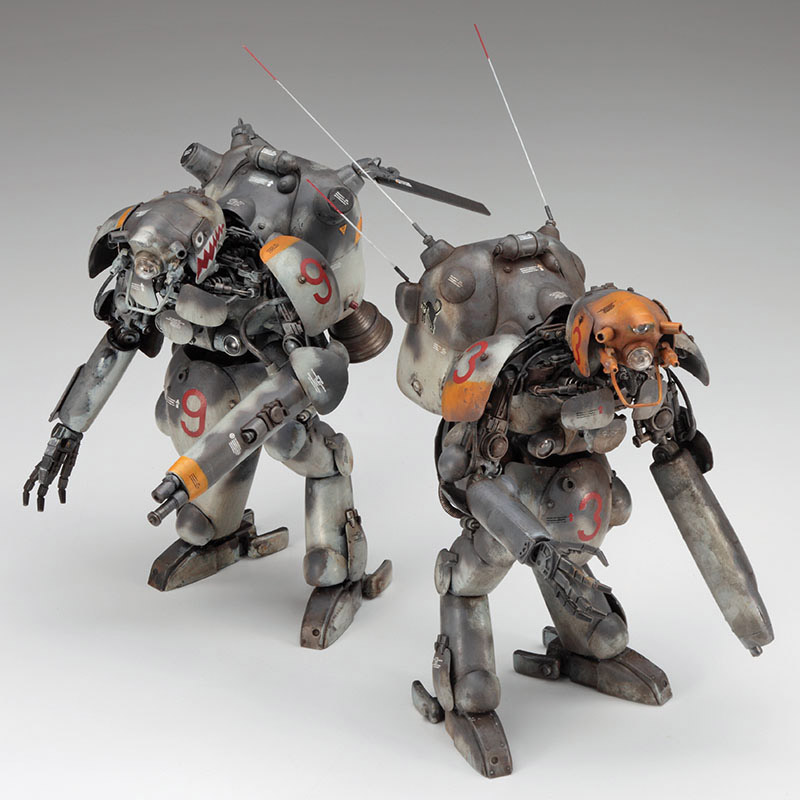 Maschinen Krieger Moon/Space Type Humanoid Unmanned Interceptor "Vega/Altair" Limited Edition 1/20 Scale Model Kit - Click Image to Close