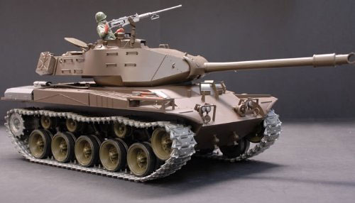 US M41A3 Walker Bulldog 1/16 Scale Air Soft RC Battle Tank Smoke & Sound (Upgrade Version w/ Metal Gear & Tracks) - Click Image to Close
