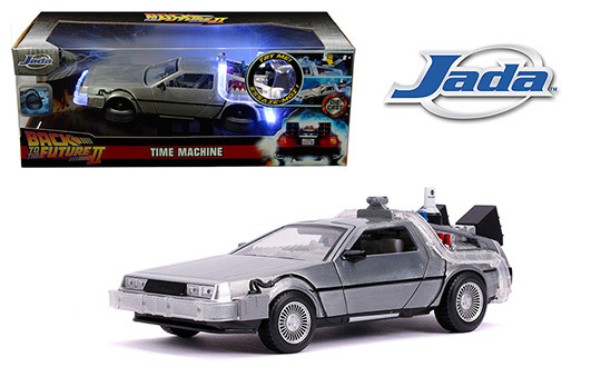 Back to the Future Part II Delorean Time Machine 1/24 Scale Replica with Lights - Click Image to Close