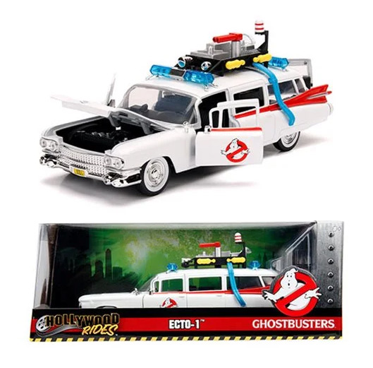 Ghostbusters ECTO-1 1/24 Scale Diecast Replica Vehicle - Click Image to Close