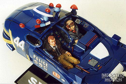 Police Spinner 2019 w/ Deckard & Gaff figures 1/12 Scale Prop Model Kit: - Click Image to Close