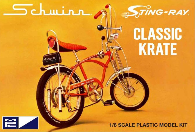 Schwinn Sting Ray Classic Krate 5 Speed Bicycle 1/8 Scale Model Kit - Click Image to Close