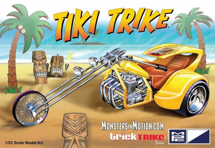 Tiki Trike 1/25 Scale Model Kit Trick Trike Series by MPC - Click Image to Close