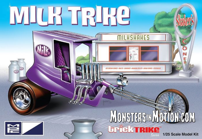 Milk Trike 1/25 Scale Model Kit Trick Trike Series by MPC - Click Image to Close