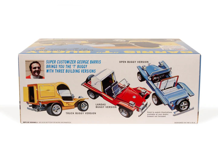 Barris "T" Buggy Classic Dune Buggy 1/25 Scale Model Kit by George Barris MPC - Click Image to Close