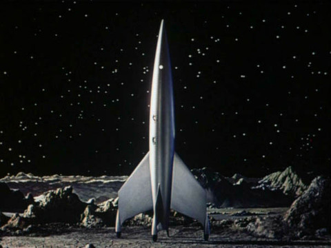 Destination Moon Luna Rocketship 1/144 Scale Model Kit - Click Image to Close