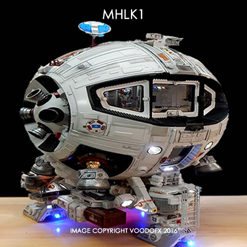 Mars Lunar Explorer Vehicle M.L.E.V.-5 Moon Hopper 1/32 Scale Lighting Kit - Click Image to Close