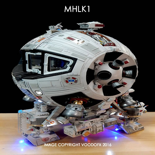 Mars Lunar Explorer Vehicle M.L.E.V.-5 Moon Hopper 1/32 Scale Lighting Kit - Click Image to Close