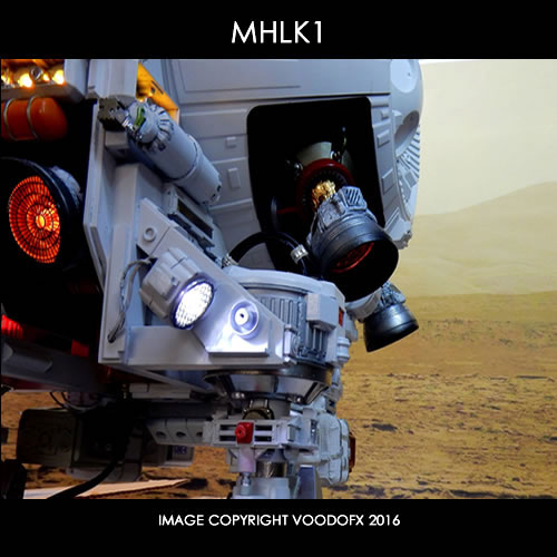Mars Lunar Explorer Vehicle M.L.E.V.5 Moon Hopper 1/32 Scale Lighting