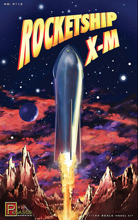 Rocketship X-M 1950 1/144 Scale Model Kit - Click Image to Close