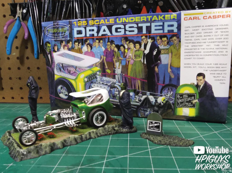 Carl Casper’s 1/25 Undertaker Show Dragster Model Kit - Click Image to Close
