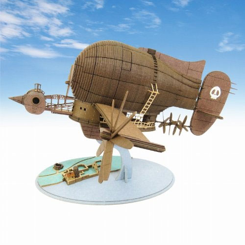 Laputa Castle in the Sky Tigermoth 1/300 Scale Paper Model - Click Image to Close