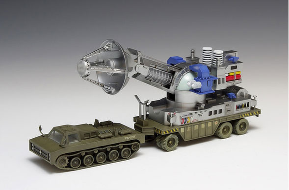 War Of The Gargantuas Type 66 Anti-Monster Maser Cannon 1/87 Scale Model Kit - Click Image to Close