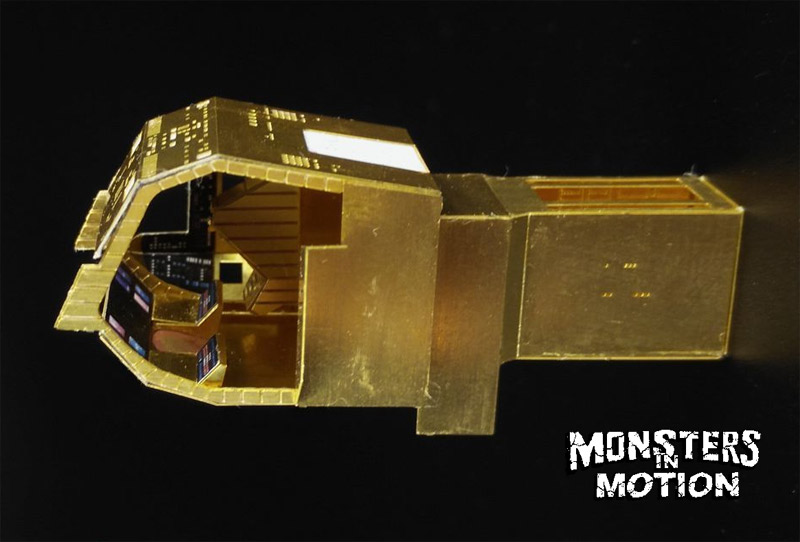 2001: A Space Odyssey Discovery 1/144 Scale Cockpit & Exterior Photoetch Upgrade Set for Moebius Model Kit by Green Strawberry - Click Image to Close