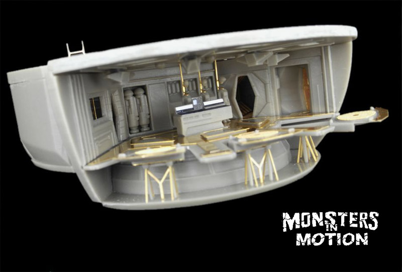 2001: A Space Odyssey Discovery 1/144 Scale Hangar Bay Resin & Photoetch Upgrade Set for Moebius Model Kit - Click Image to Close