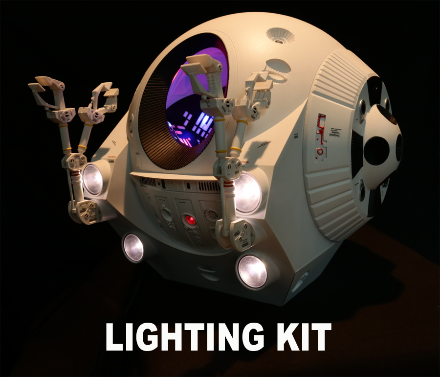 2001: A Space Odyssey EVA Pod 1/8 Scale Lighting Detail Kit for Moebius Model Kit - Click Image to Close