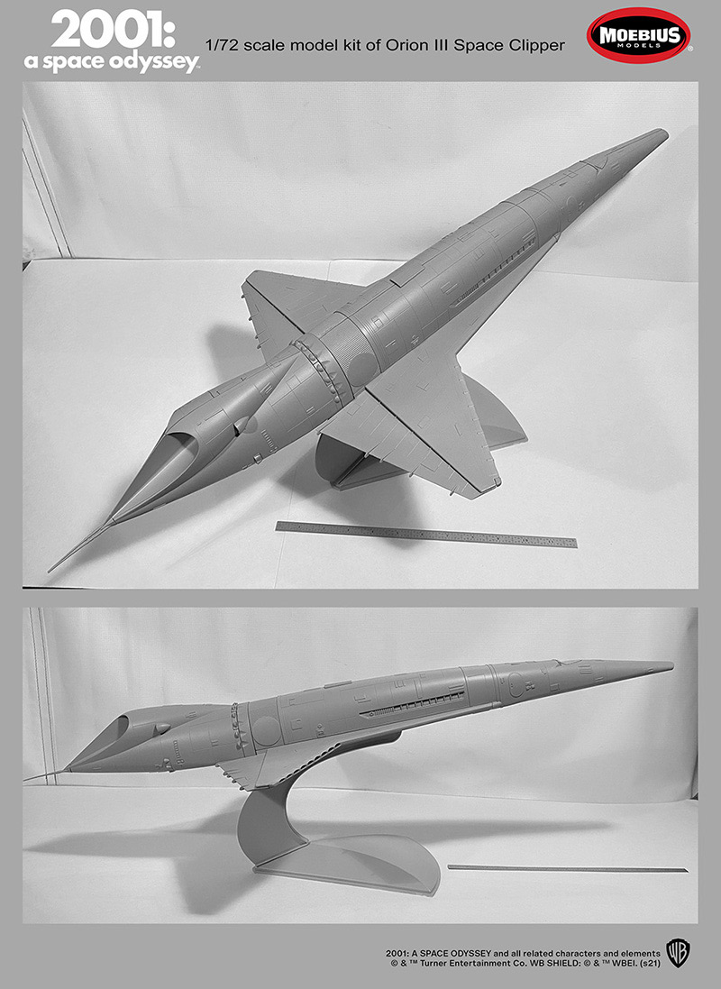 2001: A Space Odyssey Orion Space Clipper 1/72 Scale Model Kit by 2001: A Space Odyssey Orion Space Clipper 1/72 Scale Model Kit by