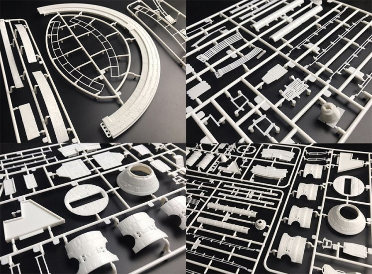 2001: A Space Odyssey Space Station V "Space Wheel" 1/2600 Model Kit by Moebius - Click Image to Close