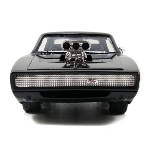 Fast and the Furious Dom's Dodge Charger 1:24 Scale Build and Collect Die-Cast Metal Vehicle with Dom Figure - Click Image to Close