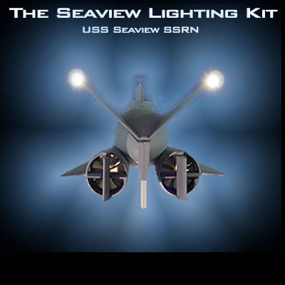 Voyage to the Bottom of the Sea Seaview T.V. 39" Lighting Kit - Click Image to Close