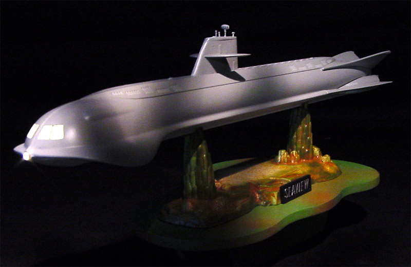 Voyage to the Bottom of the Sea Seaview 1:350 4 Window Light Kit for Moebius - Click Image to Close