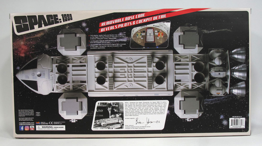 Space 1999 Eagle II Transporter 22" 1/48 Scale Finished Display - Click Image to Close