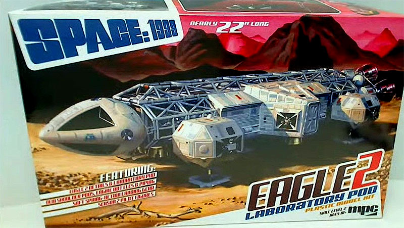 Space 1999 Laboratory Eagle II 22" Long 1/48 Scale Model Kit - Click Image to Close
