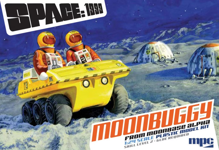 Space 1999 Moon Buggy / Amphicat 1/24 Scale Model Kit by MPC Moonbuggy - Click Image to Close