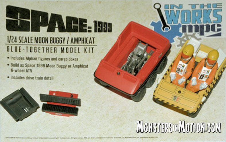 Space 1999 Moon Buggy / Amphicat 1/24 Scale Model Kit by MPC Moonbuggy - Click Image to Close