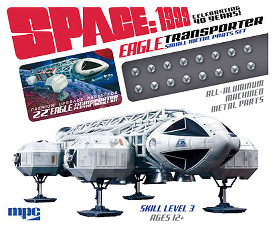 Space 1999 Eagle Transporter 22" Long 1/48th Scale Accessory Set #2 (Small Metal Parts) - Click Image to Close