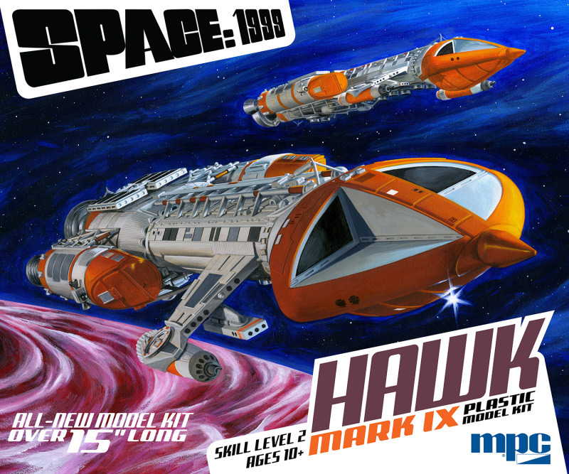 Space 1999 Hawk Spaceship 1/48 Scale Plastic Model Kit by MPC - Click Image to Close