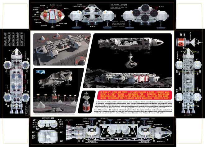 Space 1999 Eagle Transporter Cargo Pod 22" Long 1/48th Scale - Click Image to Close