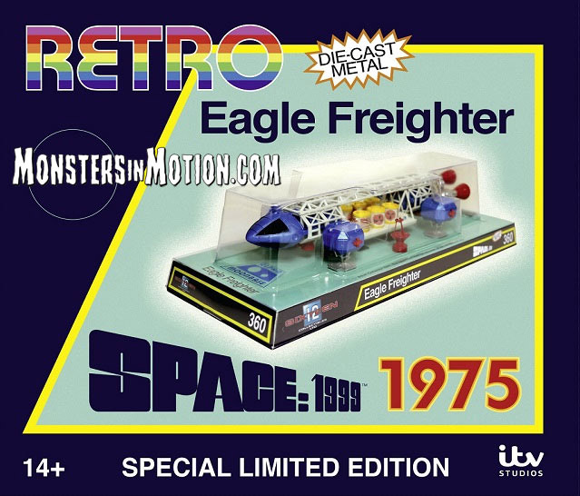 Space 1999 Eagle Freighter Dinky Retro 12" Replica LIMITED EDITION of 1000 - Click Image to Close