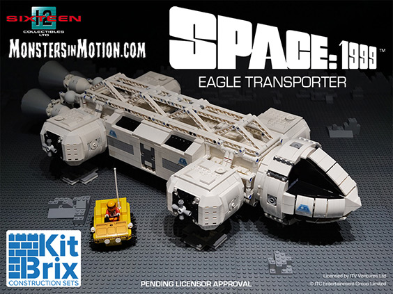 Space 1999: Eagle Transporter Kitbrix Construction Set - Click Image to Close