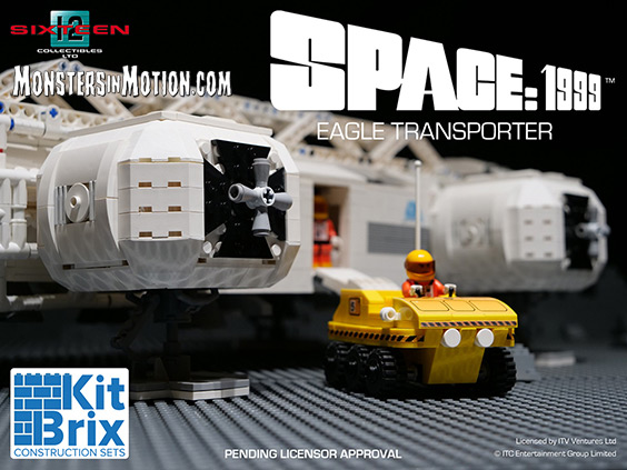 Space 1999: Eagle Transporter Kitbrix Construction Set - Click Image to Close