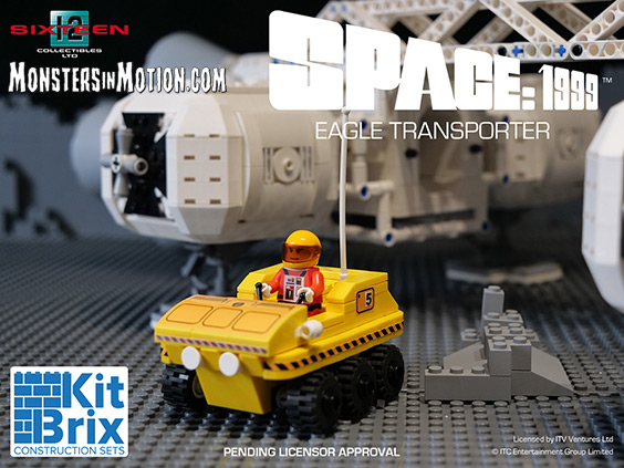 Space 1999: Eagle Transporter Kitbrix Construction Set - Click Image to Close