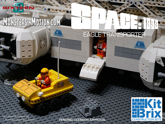 Space 1999: Eagle Transporter Kitbrix Construction Set - Click Image to Close