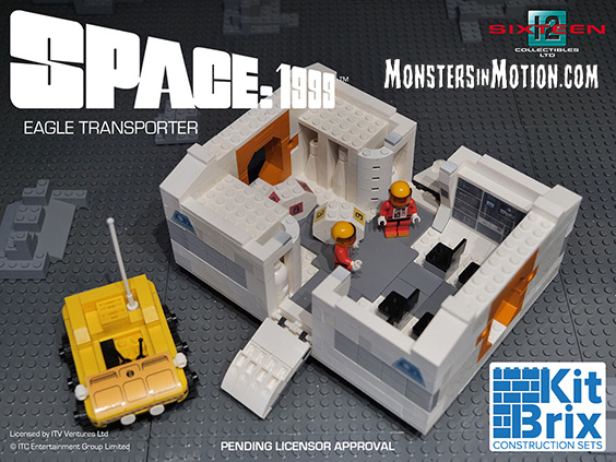Space 1999: Eagle Transporter Kitbrix Construction Set - Click Image to Close