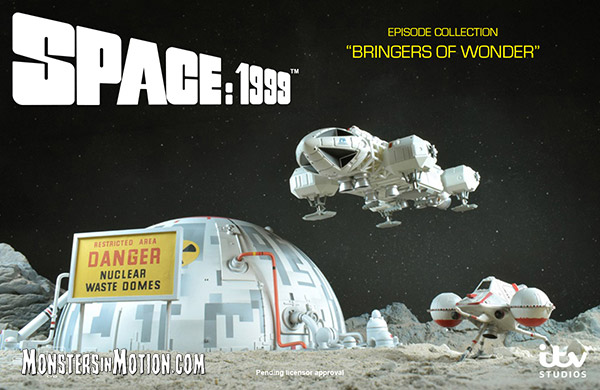 Space 1999: Bringers of Wonder Eagle, Dome and Pilot Ship Die Cast Collection by Sixteen 12 - Click Image to Close