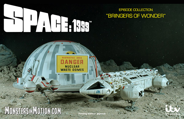 Space 1999: Bringers of Wonder Eagle, Dome and Pilot Ship Die Cast Collection by Sixteen 12 - Click Image to Close