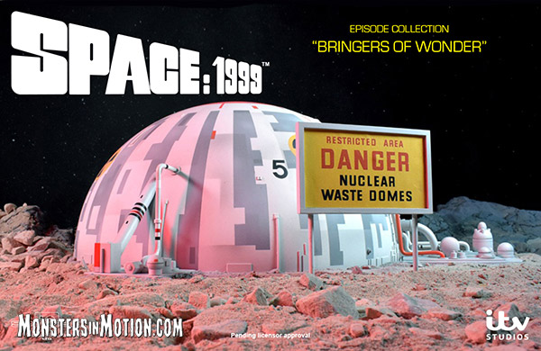Space 1999: Bringers of Wonder Eagle, Dome and Pilot Ship Die Cast Collection by Sixteen 12 - Click Image to Close